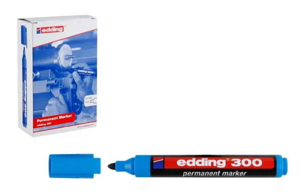 MARCADOR PERMANENTE EDDING 300 (10) AZUL