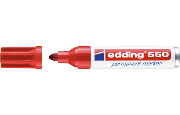 EDDING 550 (02) ROJO.