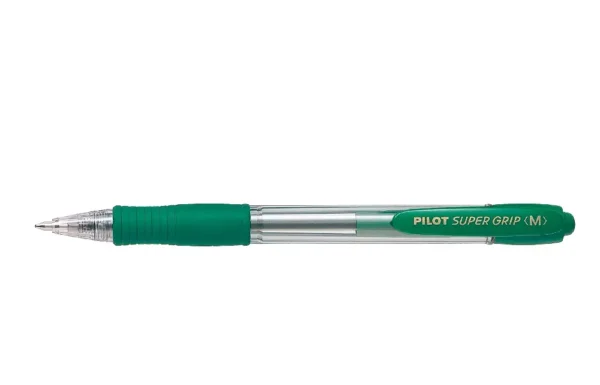 BOLÍGRAFO SUPER GRIP VERDE (18) PILOT