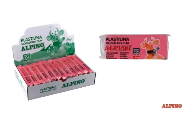 PLASTILINA 150 grs ROSA ALPINO.