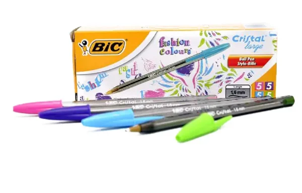 BOLÍGRAFO BIC CRISTAL 1.6 FASHION 20 Uds