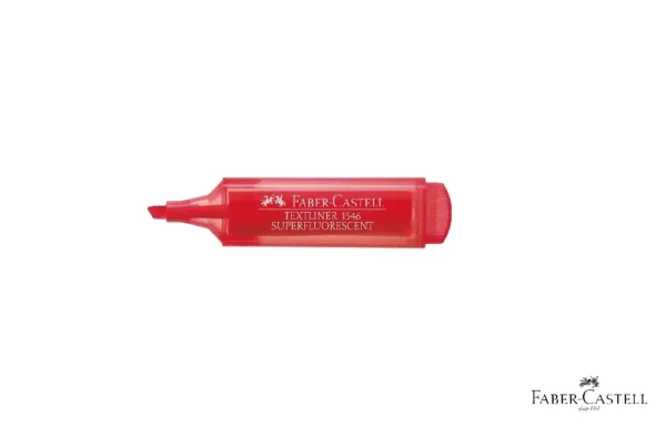 MARCADOR FLUO TEXTLINER 46 ROJO FABER CA