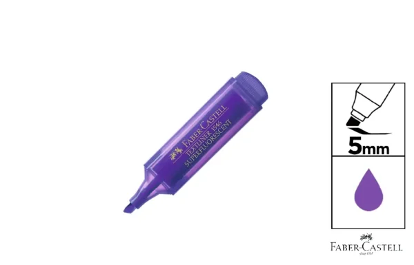 MARCADOR FLUO TEXTLINER 46 VIOLETA FABER