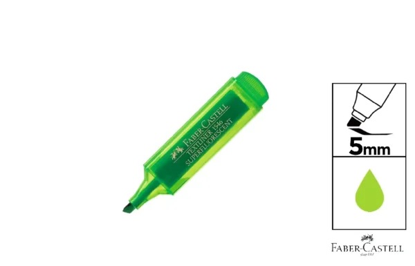 MARCADOR FLUO TEXTLINER 46 VERDE FABER C