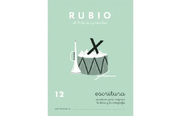 CUADERNO CALIGRAFÍAS C12 RUBIO