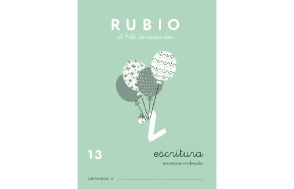 CUADERNO CALIGRAFÍAS C13 RUBIO