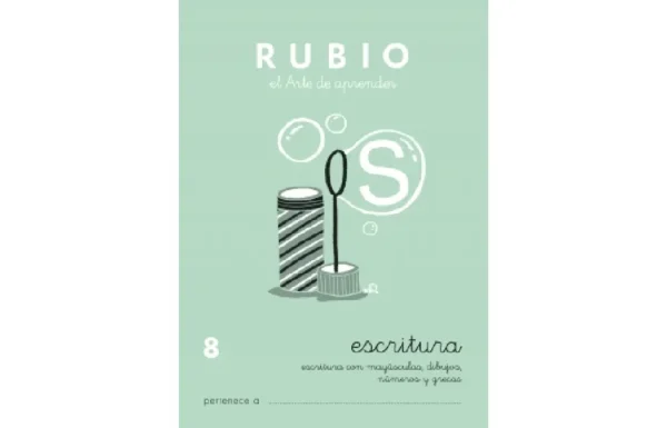 CUADERNO CALIGRAFÍAS C8 RUBIO