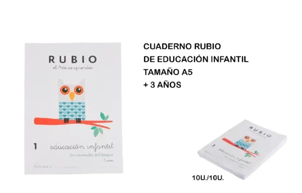 CUADERNO EI1 3 AÑOS RUBIO