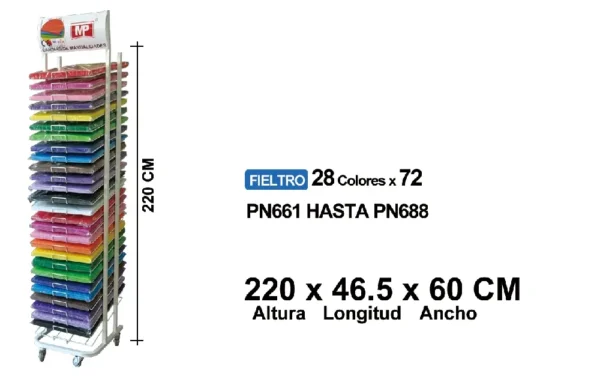 EXPOSITOR FIELTRO 60 x 40 cm EX2519