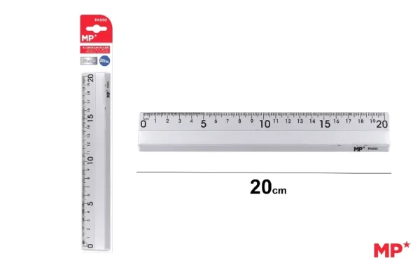 REGLA DE ALUMINIO 20 cm