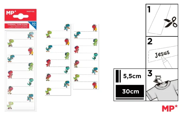 CINTA TÉRMICA NOMBRE FANTASÍA.