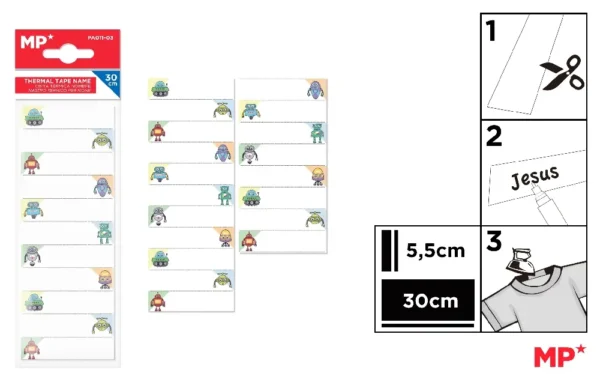 CINTA TÉRMICA NOMBRE FANTASÍA.
