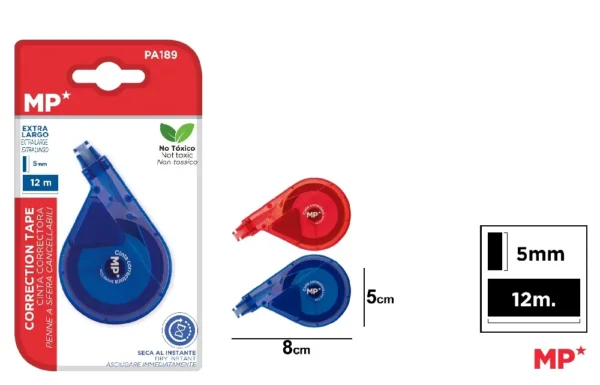 CORRECTOR CINTA 5 mm x 12 m.