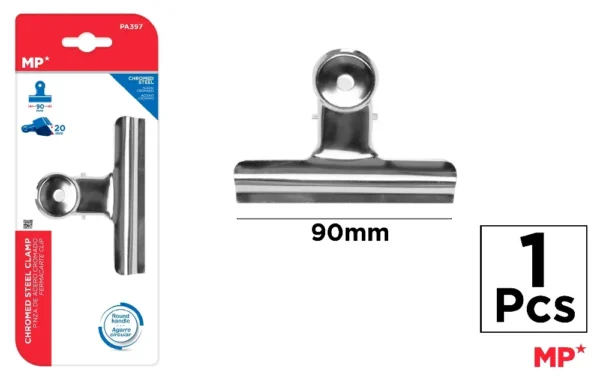 PINZA DE ACERO CROMADO 90 mm 1 Ud..