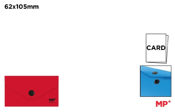 CARPETA SOBRE CIERRE BOTÓN 105 x 62 mm R