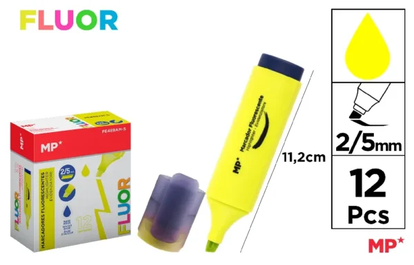 MARCADOR FLUORESCENTE AMARILLO.