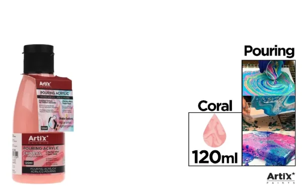 ACRILICA POURING CORAL 120 ml