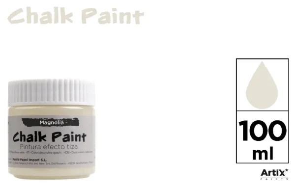 PINTURA EFECTO TIZA 100 ml BLANCO MAGNOL