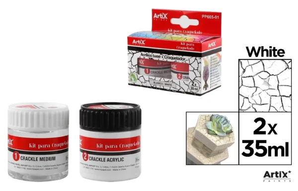 KIT PARA CRAQUELADO 35 ml BLANCO.