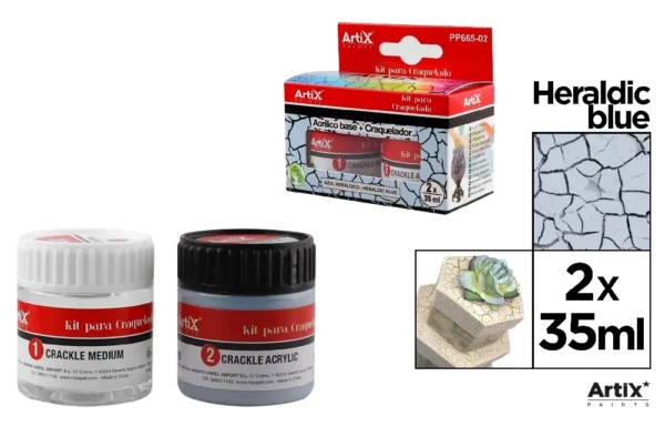 KIT PARA CRAQUELADO 35 ml AZUL HERÁLDICO