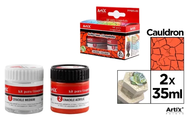 KIT PARA CRAQUELADO 35 ml CALDERO.