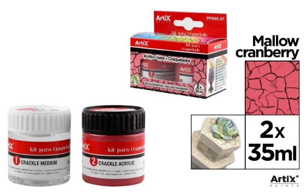 KIT PARA CRAQUELADO 35 ml MALVA ARÁNDANO