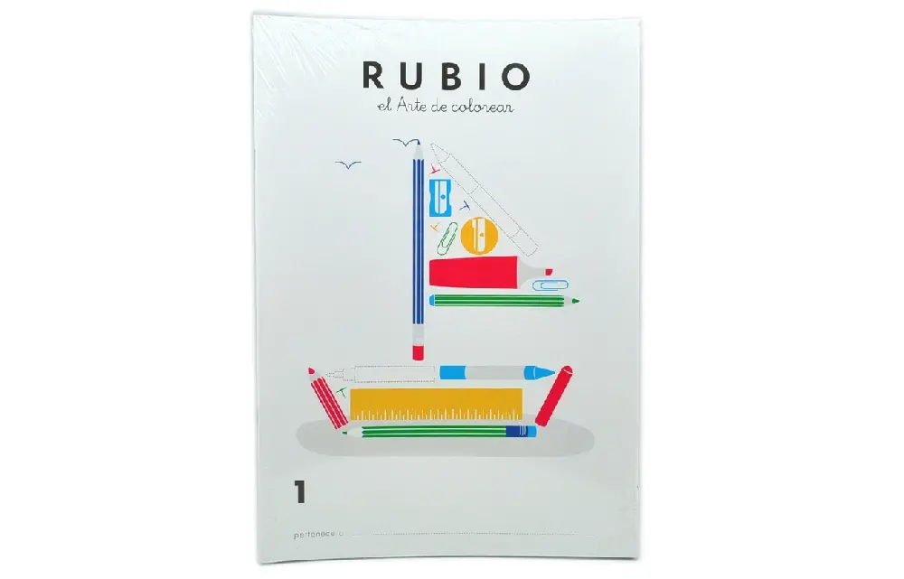 CUADERNO COLOREAR CCO1 RUBIO