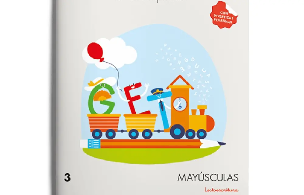 CUADERNO MAYÚSCULAS MY3 RUBIO