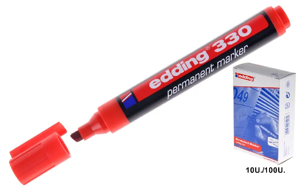 MARCADOR PERMANENTE EDDING 330 (02) ROJO