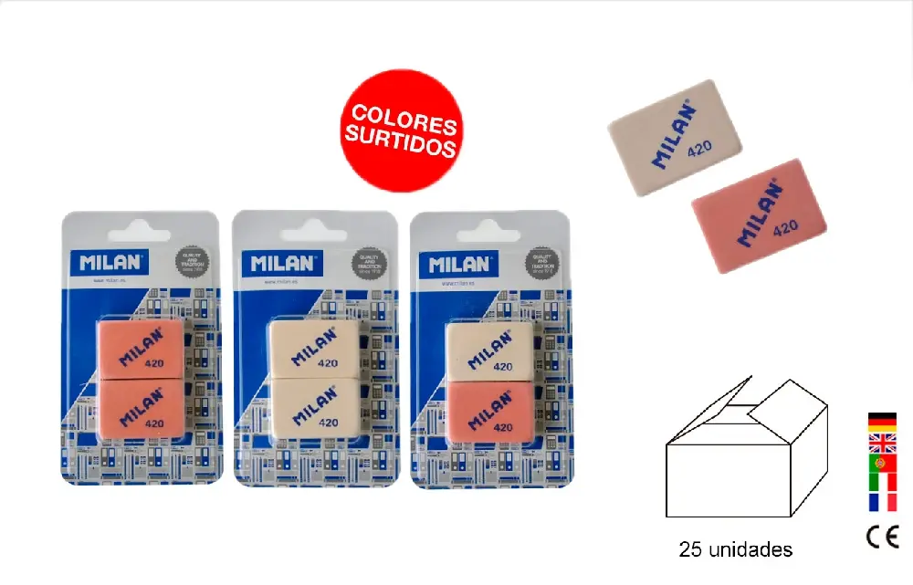 GOMA 420 BLÍSTER 2 Uds. BMM10304 MILAN