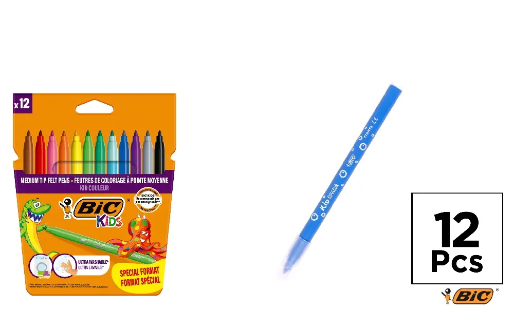 ROTULADOR LAVABLES 12 Uds. REF. 9246623