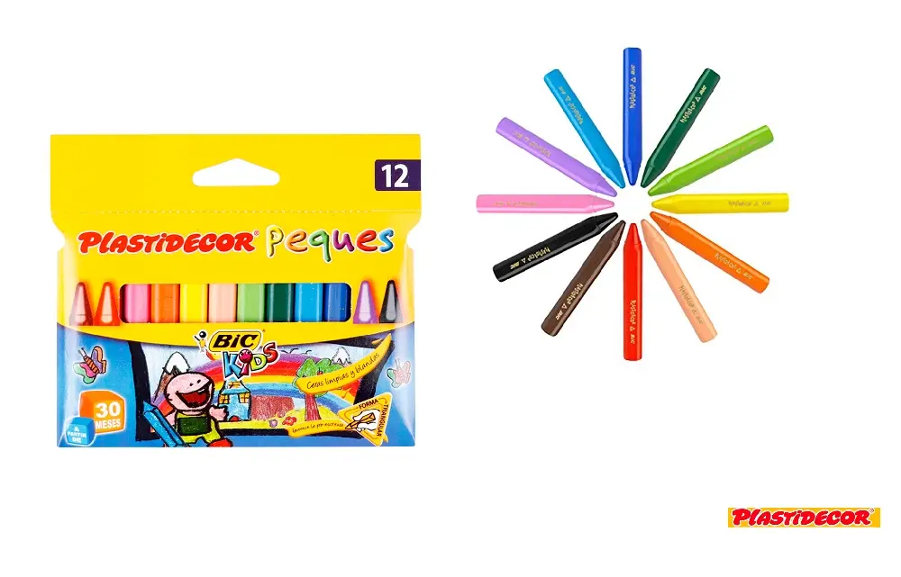 CERAS TRIANGULARES PLASTIDECOR 12 Uds. B