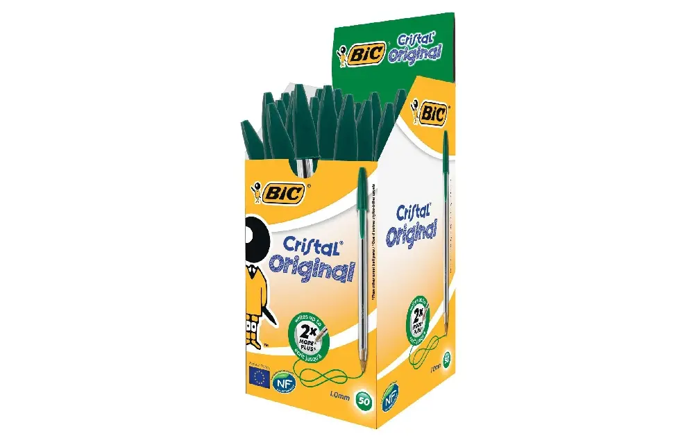BOLÍGRAFO CRISTAL VERDE 3629 BIC