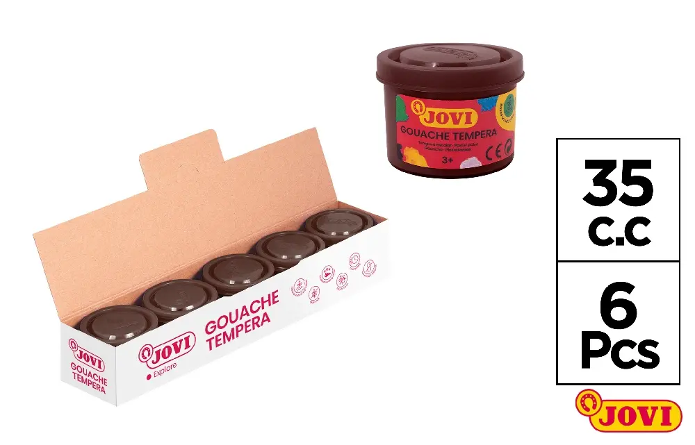 TÉMPERA 35 cc MARRÓN JOVI