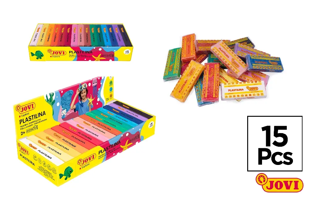 PLASTILINA COLORES SURTIDOS JOVI