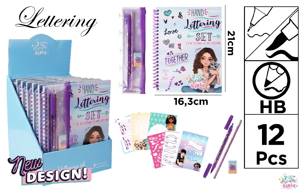 SET CUADERNO DE LETTERING