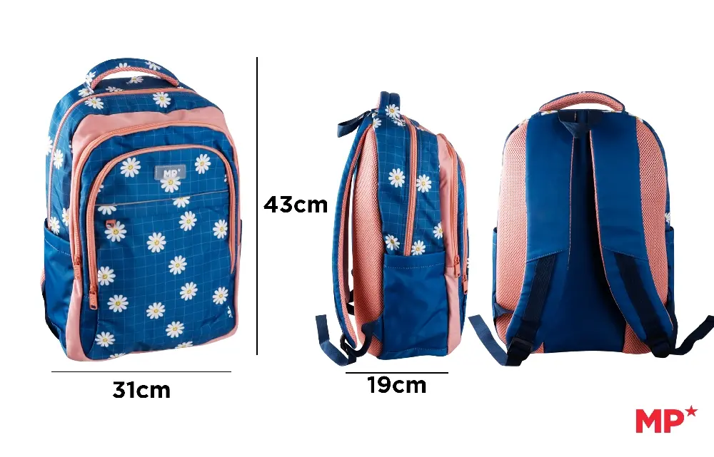 MOCHILA JUNIOR SMILE FLOWERS.