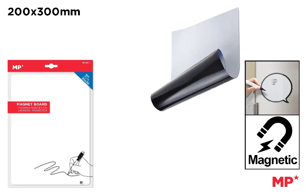 PIZARRA MÁGICA IMÁN RECORTABLE 20 x 30 c