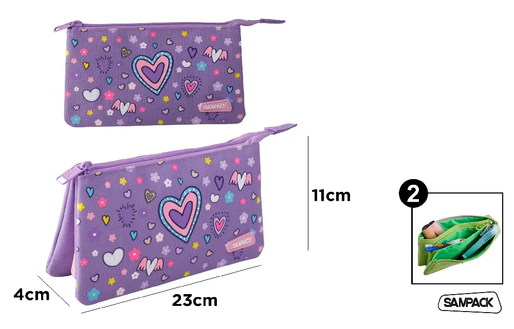 ESTUCHE COMPARTIMENTO INTERIOR