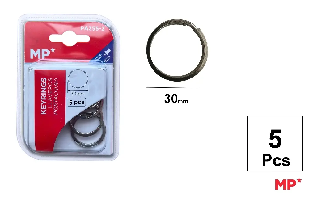 LLAVERO 30 mm 5 Uds.