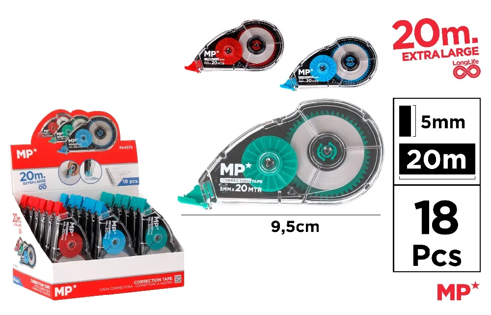 CORRECTOR CINTA 5MMX20M