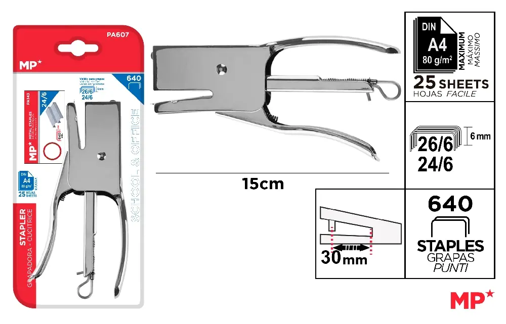 GRAPADORA TENAZA MEDIANO 14.3 cm
