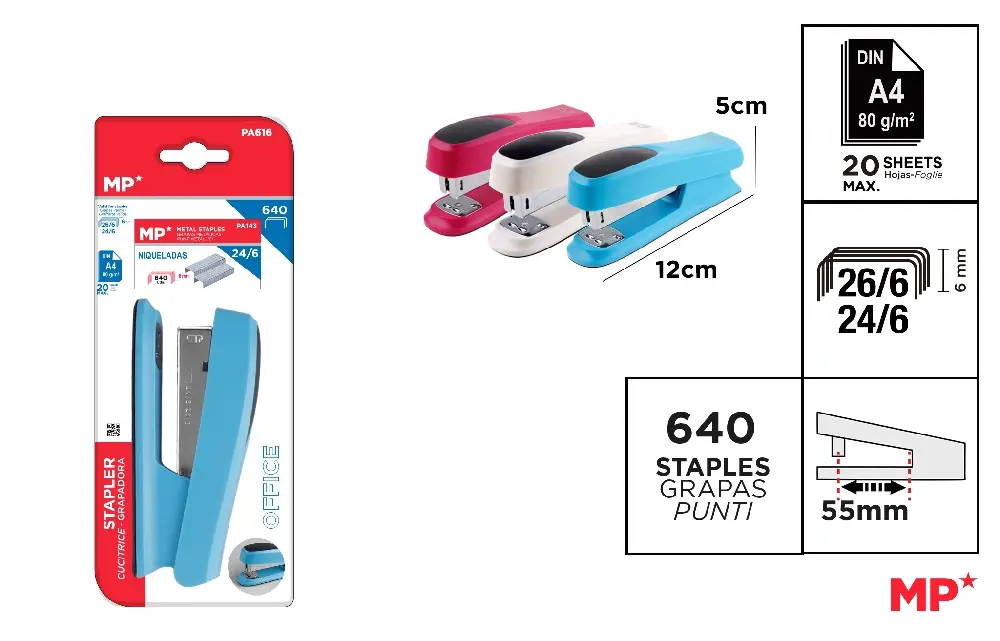 GRAPADORA MEDIANA 12.5 cm