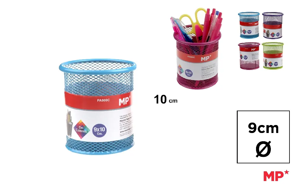 PORTALÁPICES REDONDO COLOR 10 x 9 cm