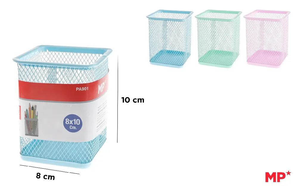 PORTALÁPICES CUADRADO PASTEL 10 x 8 cm