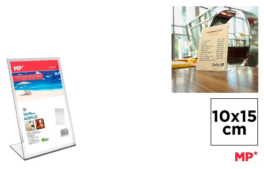 PORTAGRÁFICAS DE SOBREMESA VERTICAL ACRÍ