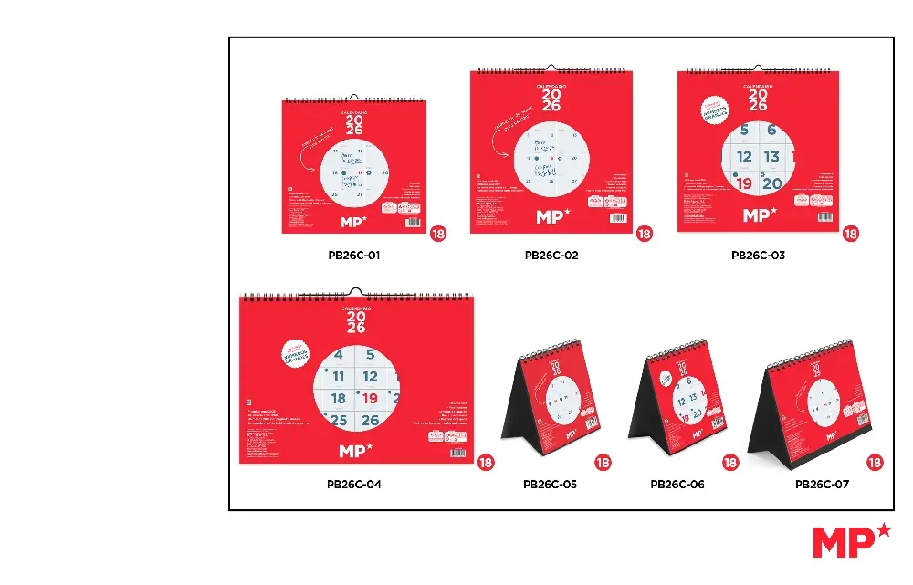 CONJUNTO DE CALENDARIO.