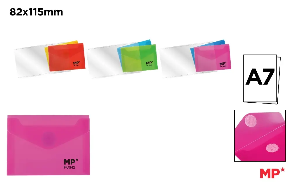 CARPETA SOBRE PLÁSTICO CIERRE RÁPIDO H A