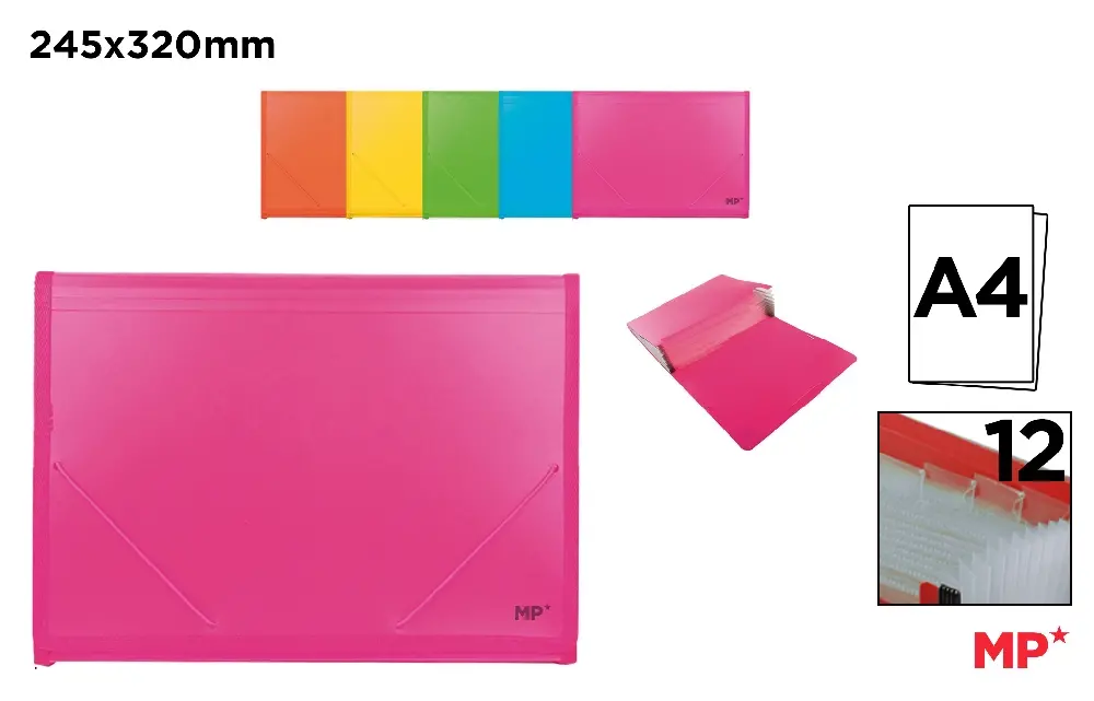 CARPETA FUELLE CON REFUERZO Y GOMA FOLIO