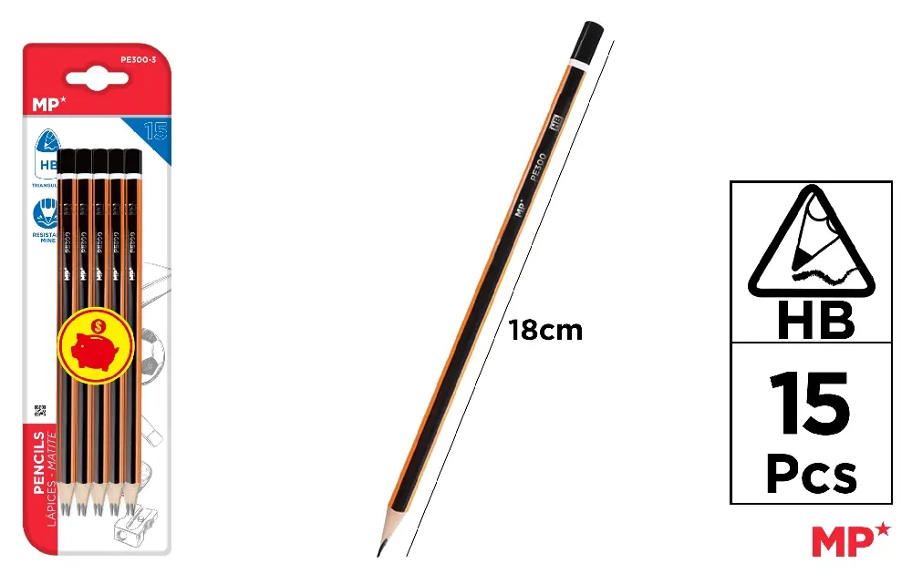 LÁPICES HB.